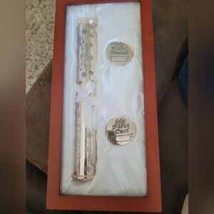 ￼Baby Gift Set By Stephan Enterprises Includes Birth Certificate First Tooth Hai